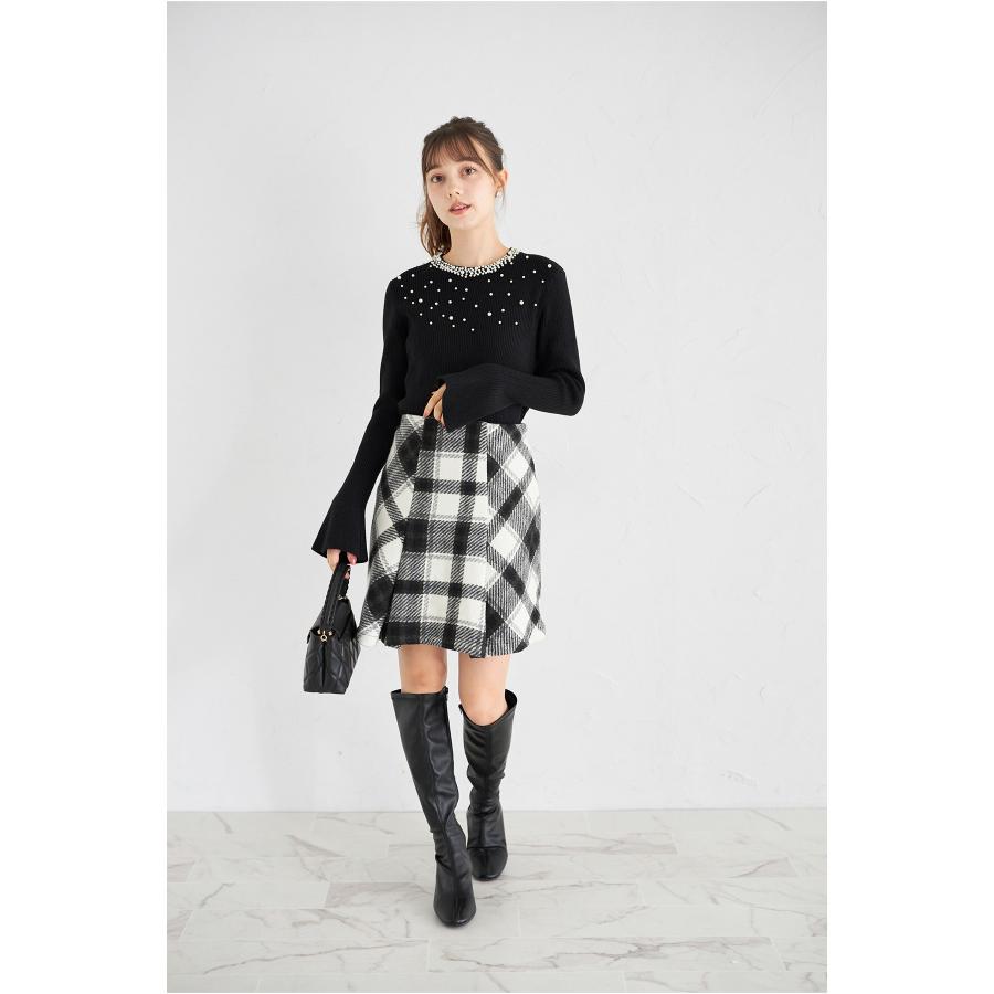 tocco closet（トッコ クローゼット） パール付きフレアスリーブ