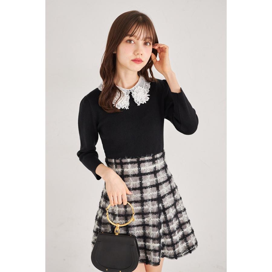 tocco closet（トッコ クローゼット） 2WAY立体フラワーレース襟