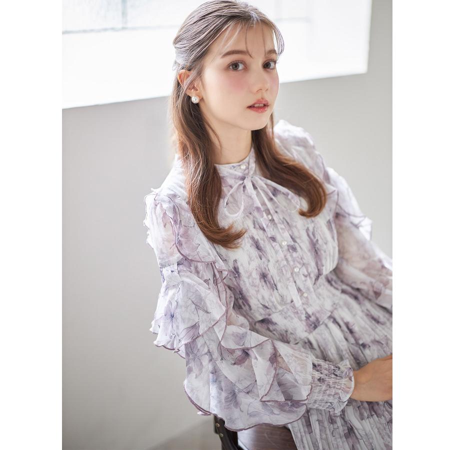 tocco closet（トッコ クローゼット） リボン付きラッフルフリル