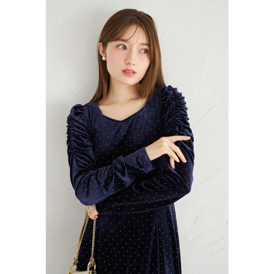 tocco closet（トッコ クローゼット） ストーン付きパワーショルダー