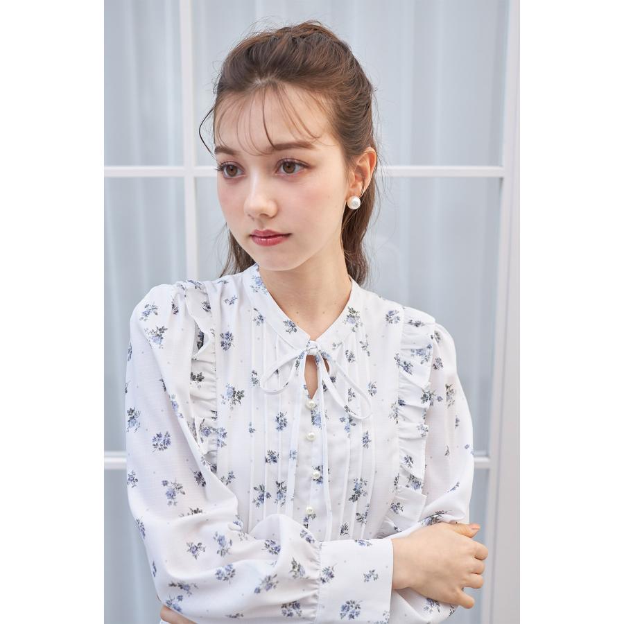 tocco closet（トッコ クローゼット） りぼん＆フリル付きパール釦