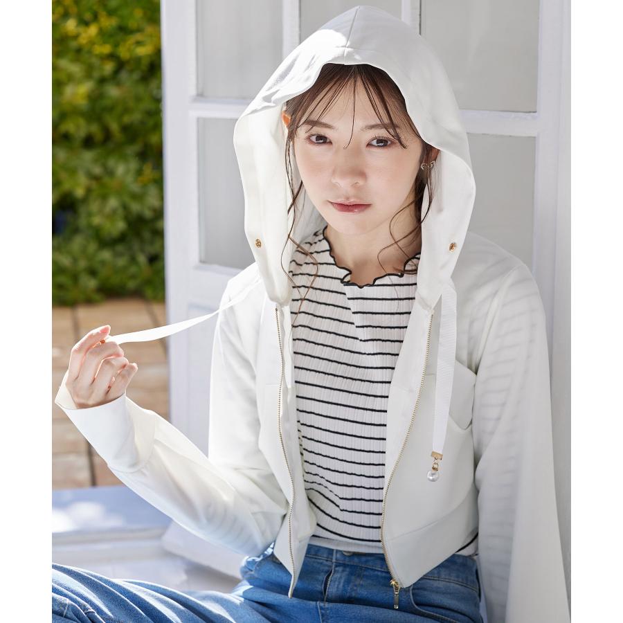 トップス 5525 tocco closet（トッコ クローゼット） UVカット♪パールチャーム付き