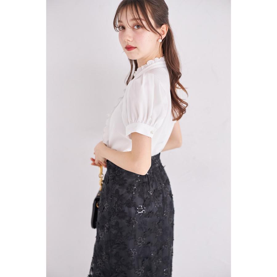 tocco closet（トッコ クローゼット） パール釦ハシゴレース