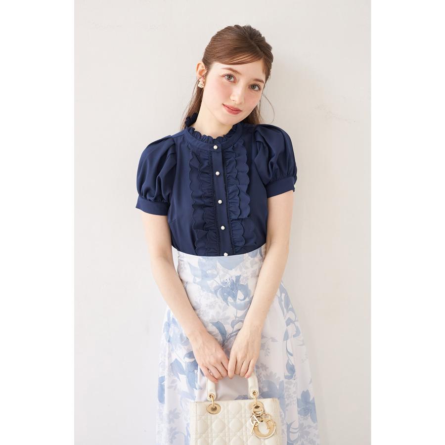 tocco closet（トッコ クローゼット） パール釦ハシゴレース