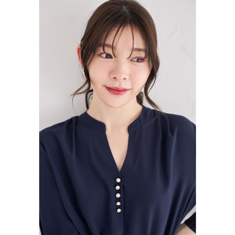 tocco closet（トッコ クローゼット） パール付きスキッパータック