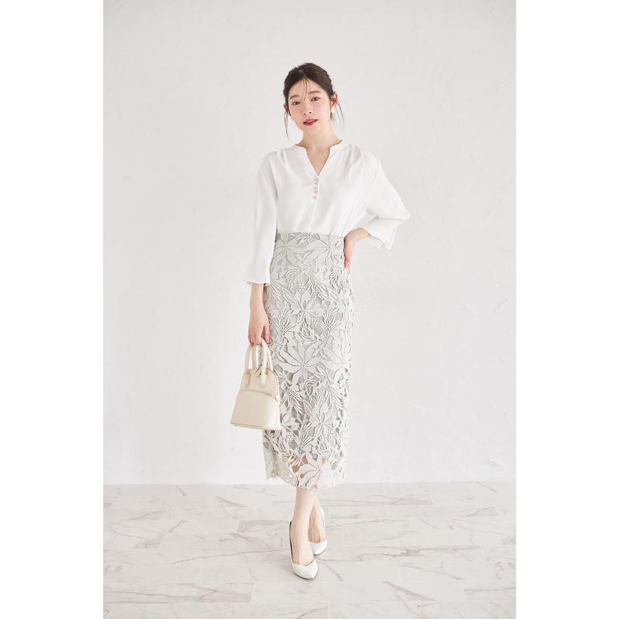 tocco closet（トッコ クローゼット） パール付きスキッパータック