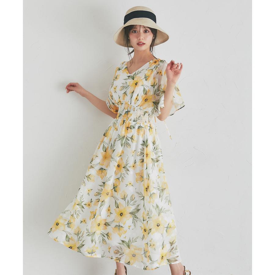 tocco closet 後ろリボン付きスリットスリーブウエスト tocco closet 後ろリボン付きスリットスリーブウエスト