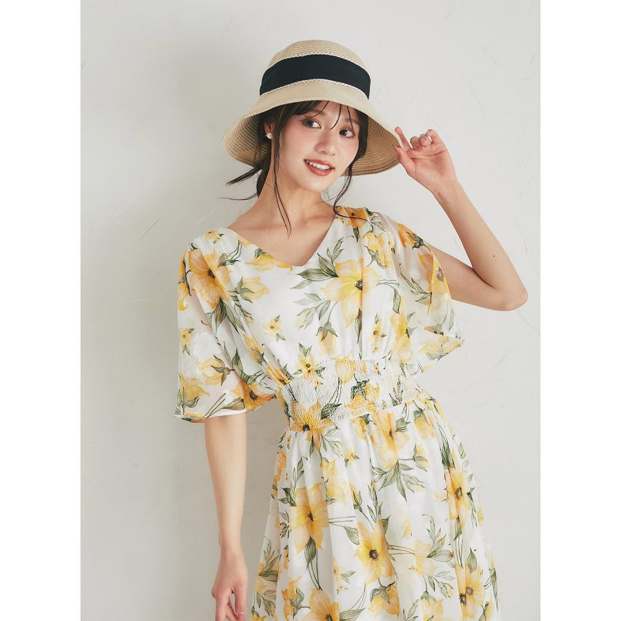 tocco closet 後ろリボン付きスリットスリーブウエスト tocco closet 後ろリボン付きスリットスリーブウエスト