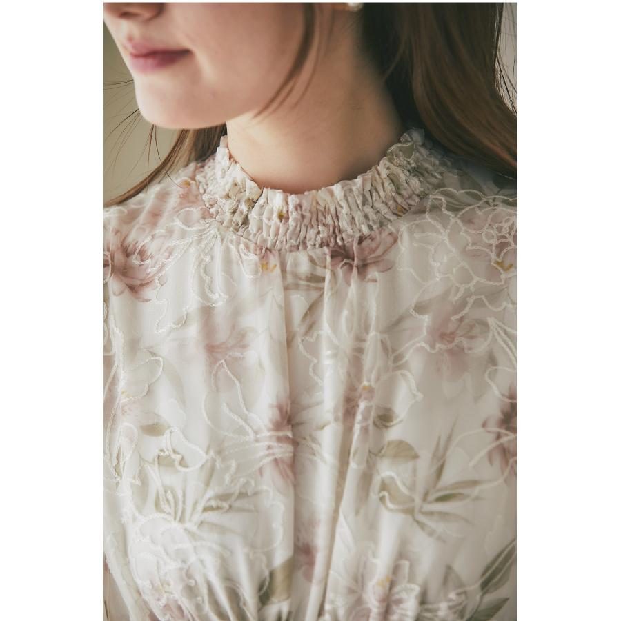 NonNon様 確認用❁⃘*.゜ tocco closet（トッコ クローゼット） フラワープリント×フラワー刺繍