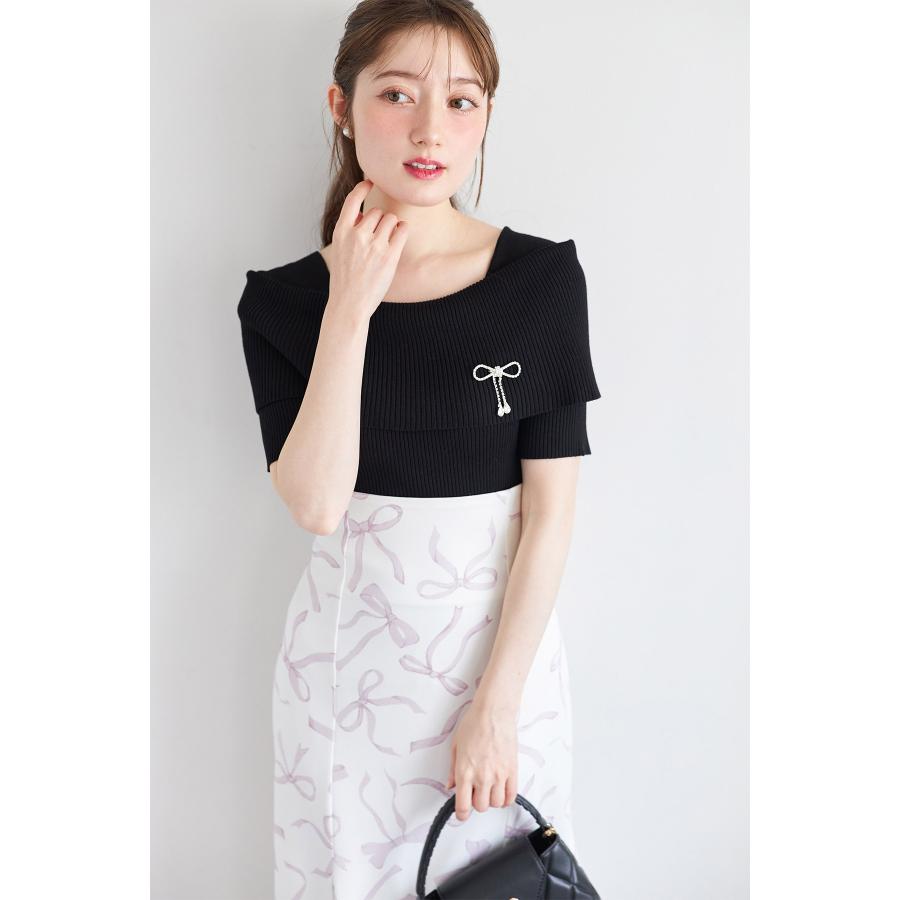tocco closet（トッコ クローゼット） バックレースアップリボン
