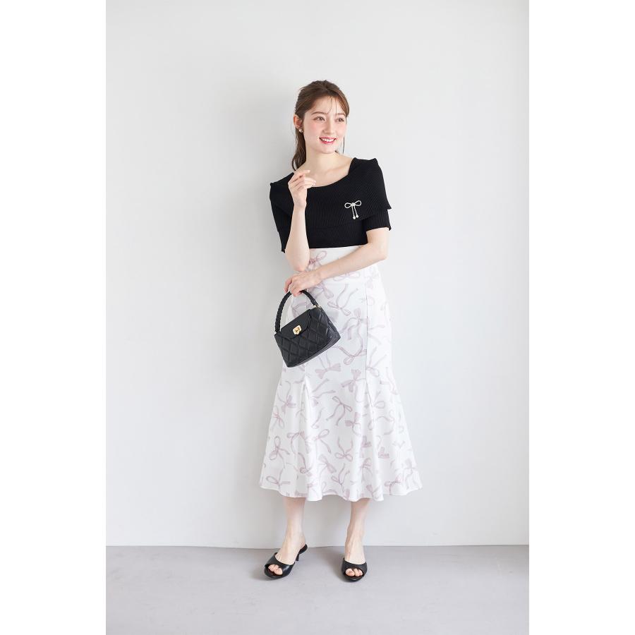 tocco closet（トッコ クローゼット） バックレースアップリボン
