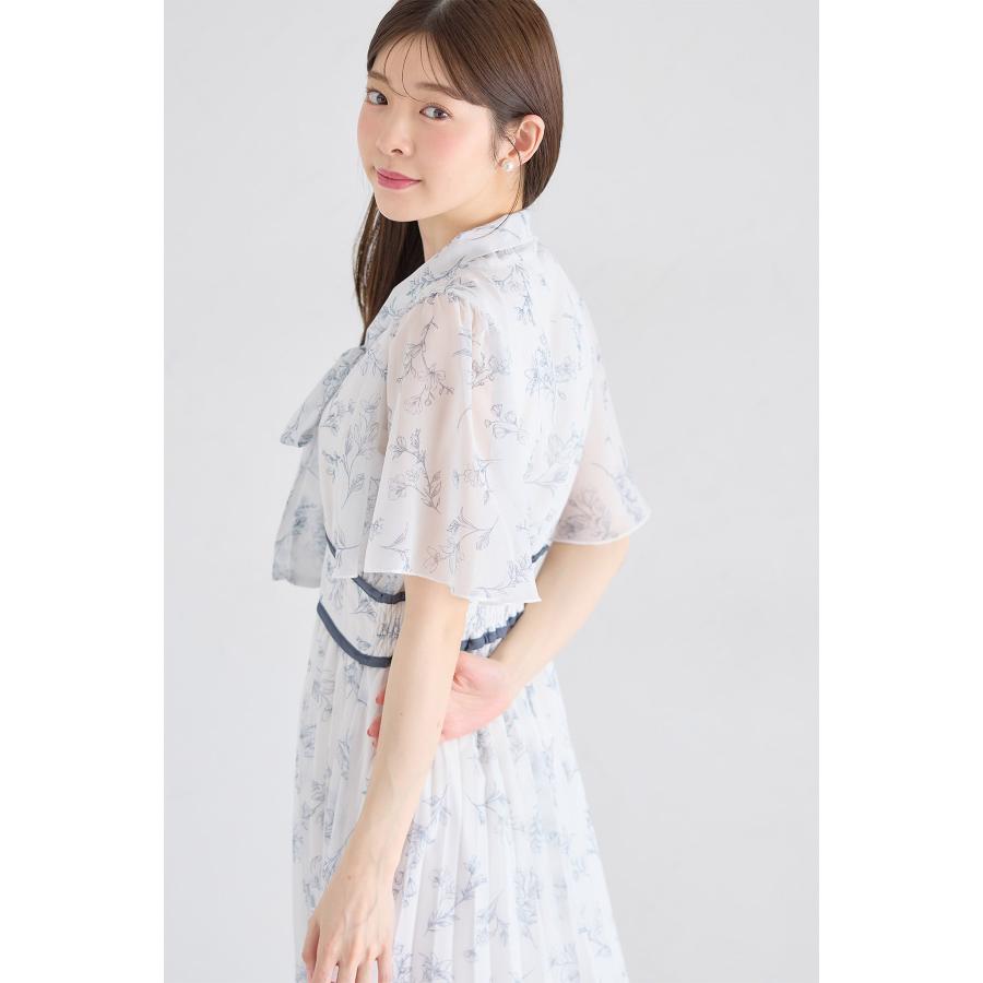 tocco closet（トッコ クローゼット） ボウタイリボン付きフレア
