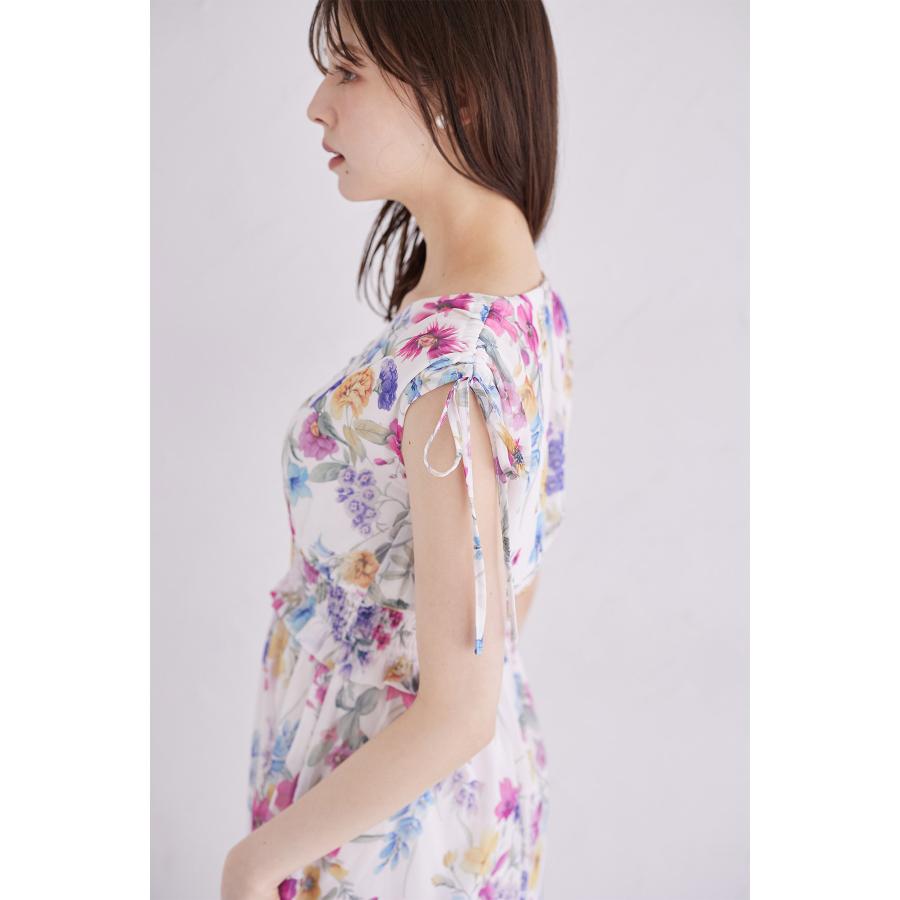 tocco closet（トッコ クローゼット） 肩ドロストリボン付きフラワー