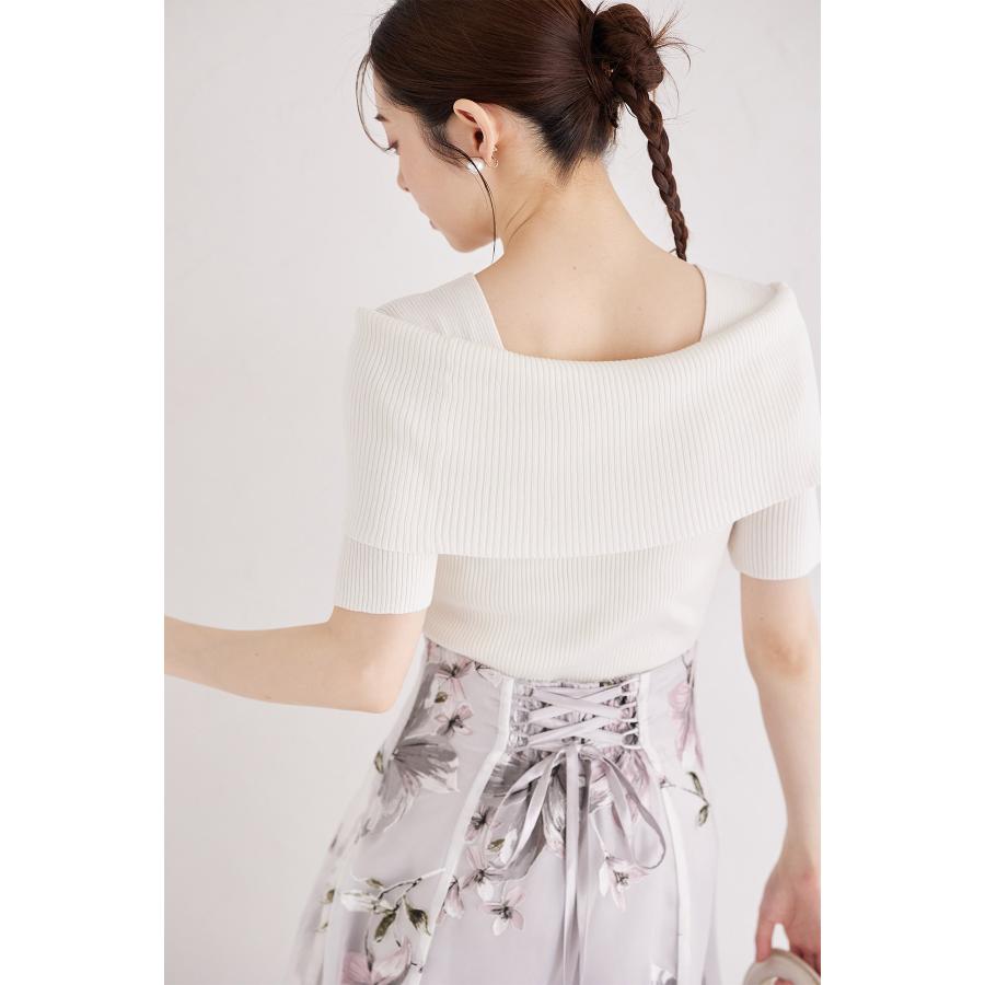 tocco closet（トッコ クローゼット） ビジューリボンブローチ付き