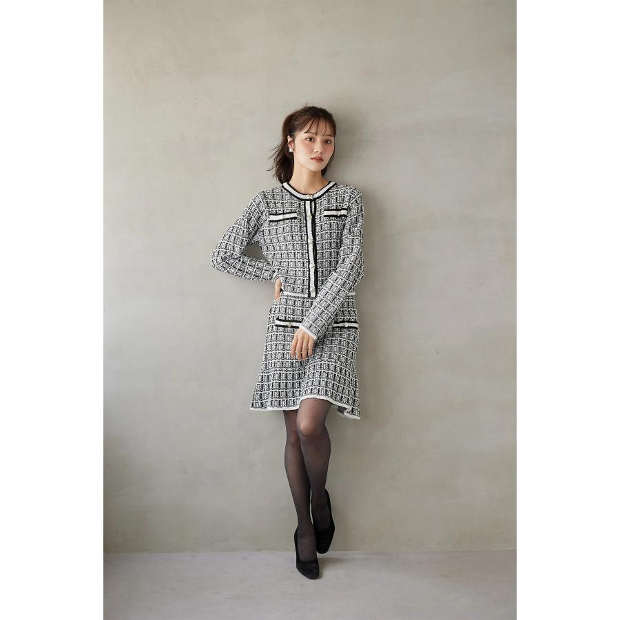 tocco closet（トッコ クローゼット） 飾りポケット装飾ツイード風