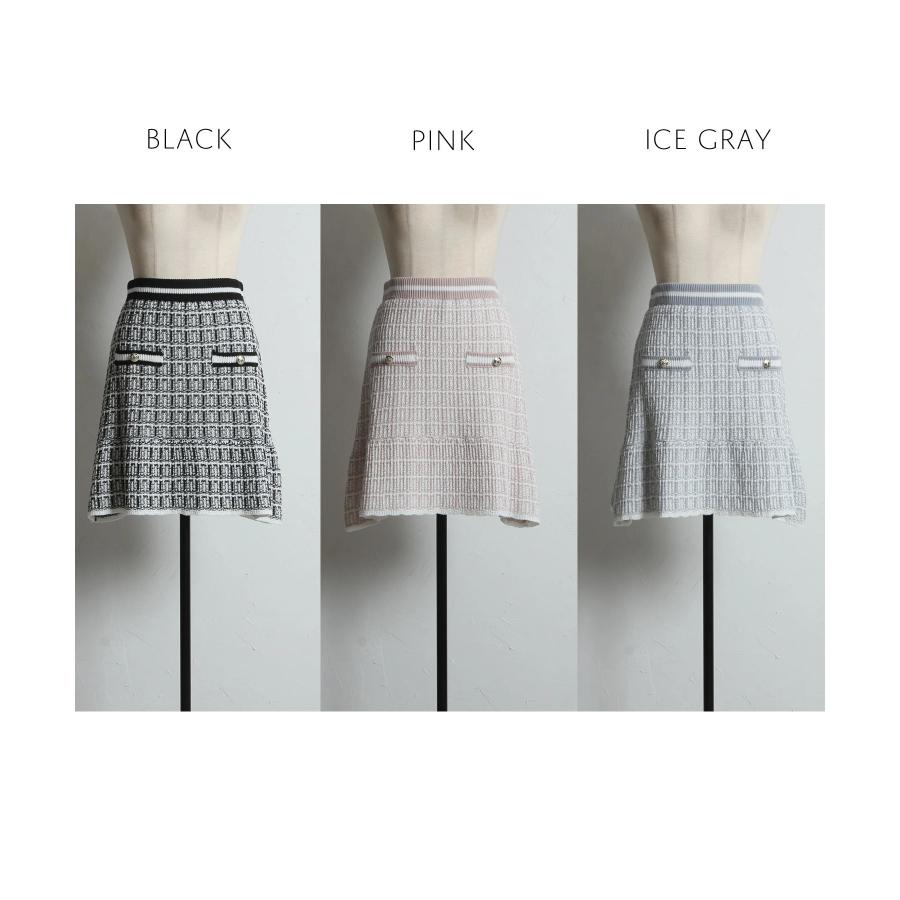 tocco closet（トッコ クローゼット） 飾りポケット装飾ツイード風