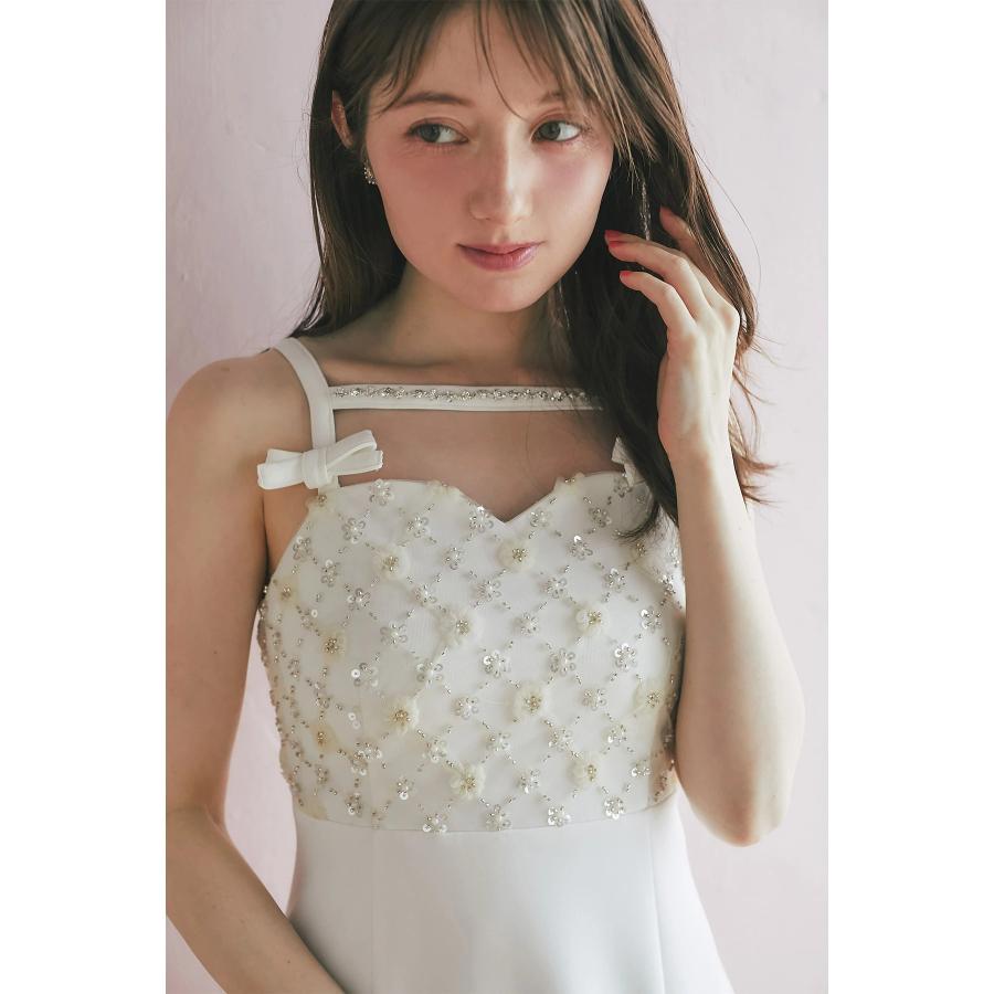 tocco closet（トッコ クローゼット） リボン付きフラワービジュー装飾