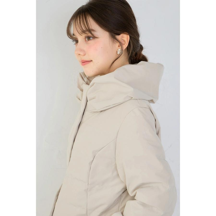 tocco closet（トッコ クローゼット） リボンカラーダウンロングコート