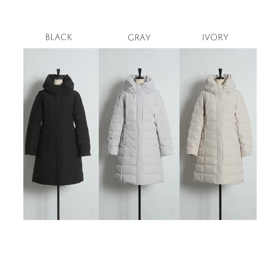 tocco closet（トッコ クローゼット） リボンカラーダウンロングコート