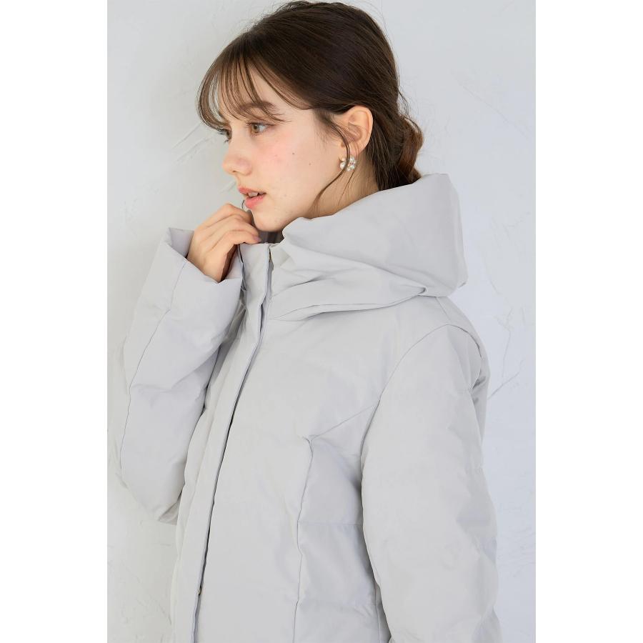 tocco closet（トッコ クローゼット） リボンカラーダウンロングコート