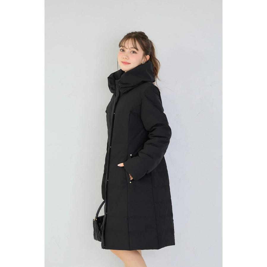 tocco closet（トッコ クローゼット） リボンカラーダウンロングコート