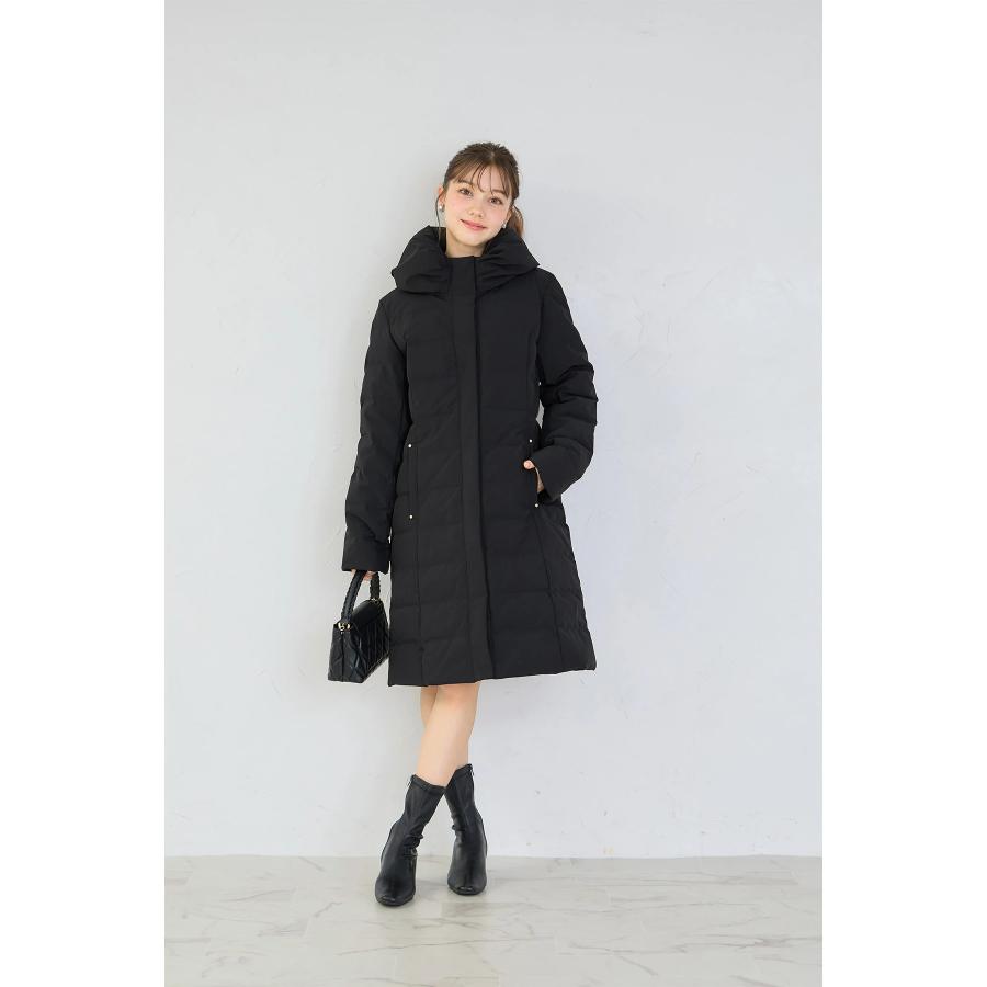 tocco closet（トッコ クローゼット） リボンカラーダウンロングコート