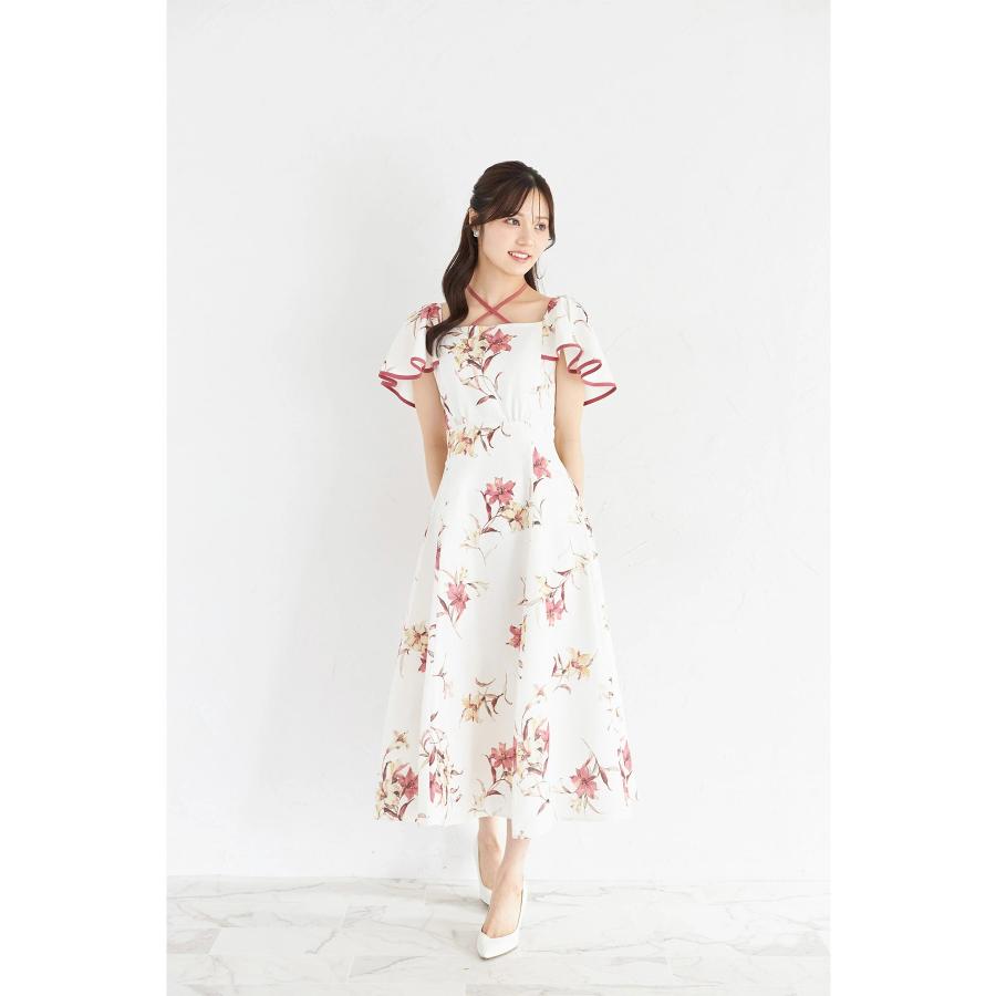 tocco closet（トッコ クローゼット） リリープリントフレアスリーブ