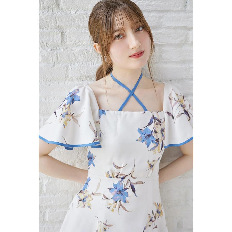 tocco closet（トッコ クローゼット） リリープリントフレアスリーブ