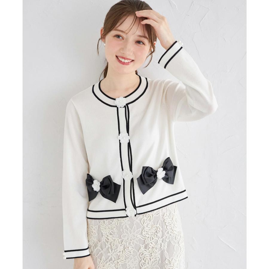 tocco closet（トッコ クローゼット） フラワーモチーフ＆リボン付き