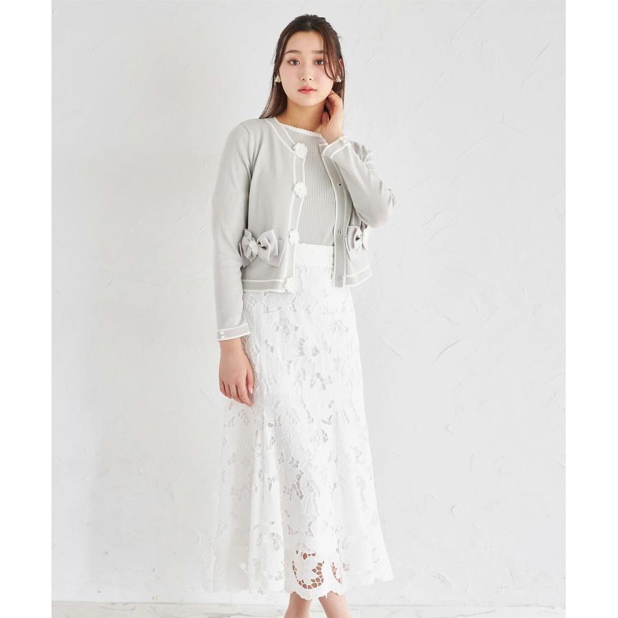 tocco closet（トッコ クローゼット） フラワーモチーフ＆リボン付き