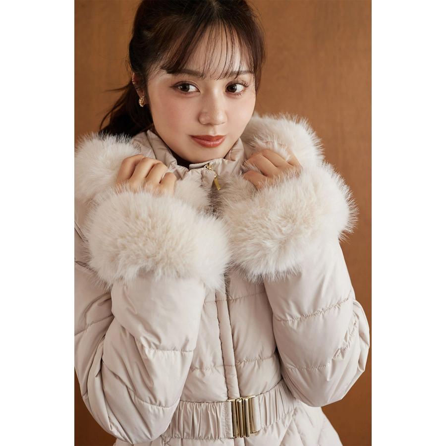 tocco closet（トッコ クローゼット） 取り外し可能なファー＆ベルト