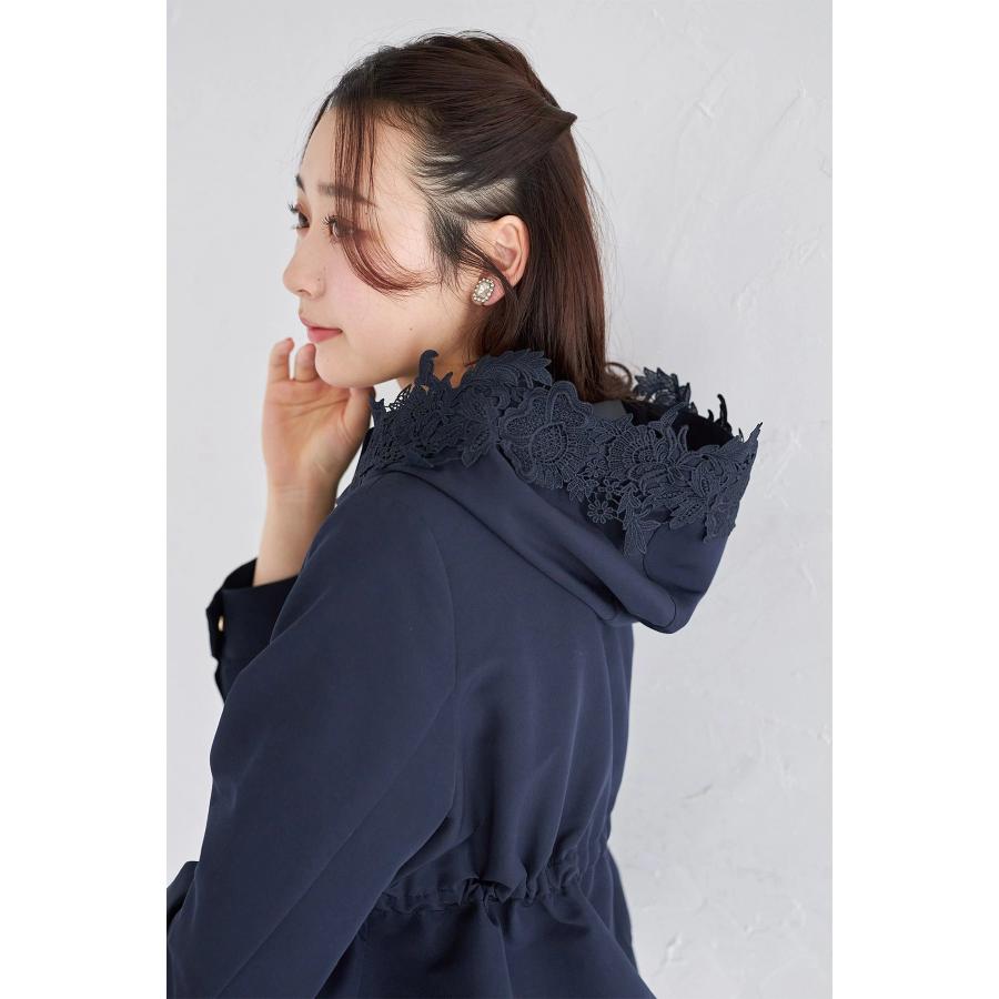 tocco closet（トッコ クローゼット） バックフリル付きフードレース