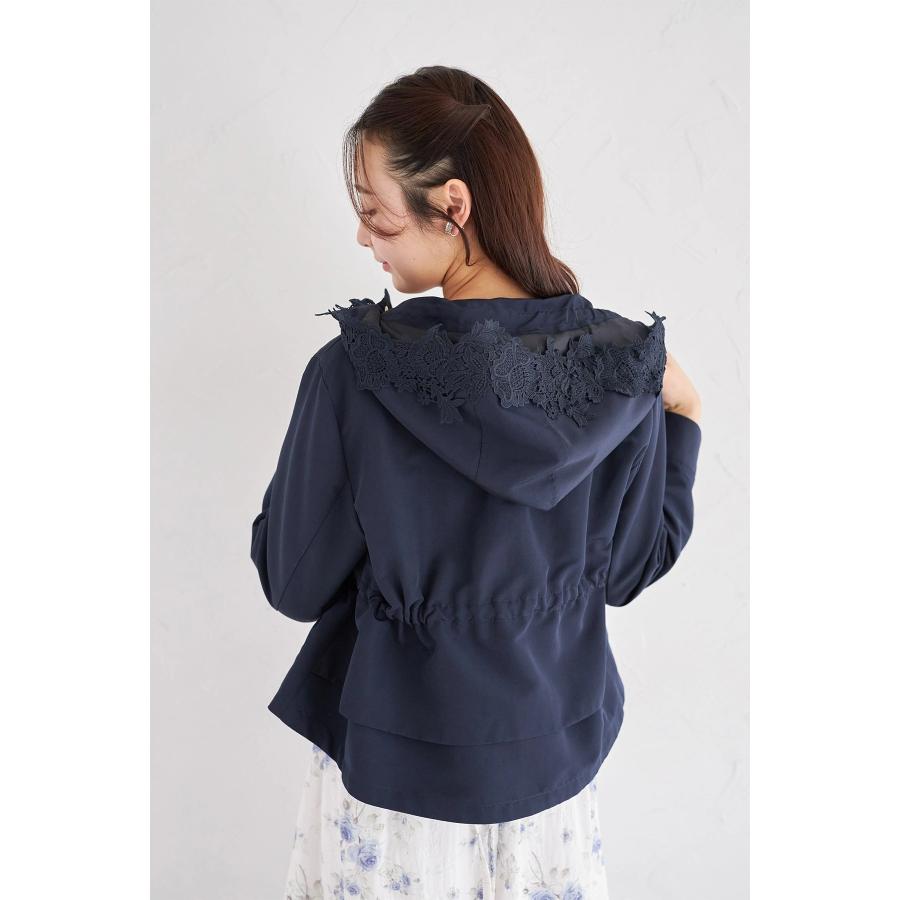 tocco closet（トッコ クローゼット） バックフリル付きフードレース