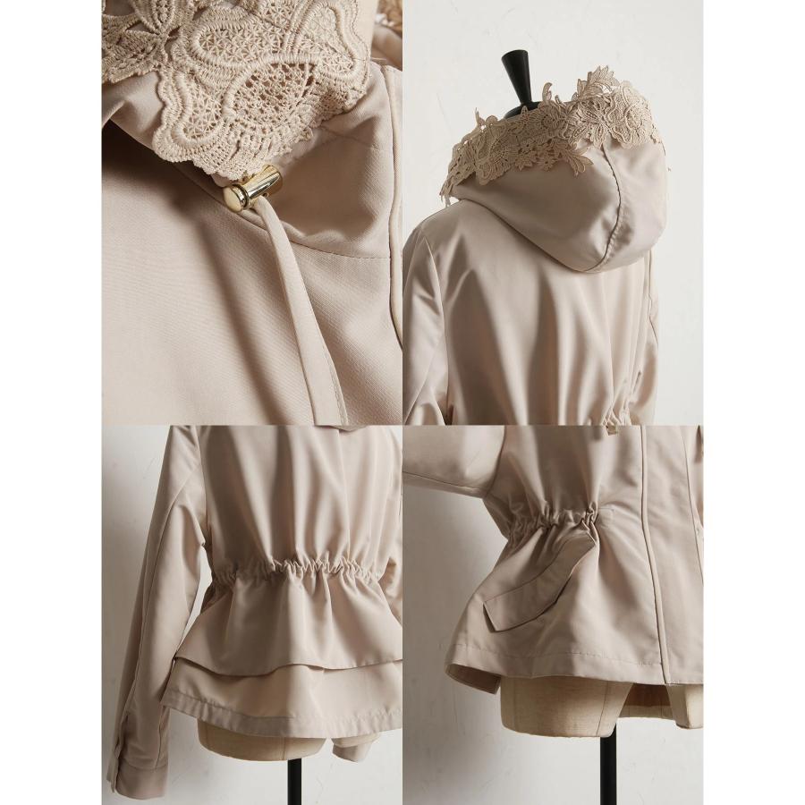 tocco closet（トッコ クローゼット） バックフリル付きフードレース