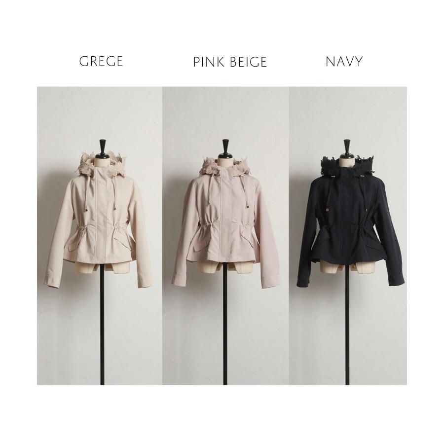 tocco closet（トッコ クローゼット） バックフリル付きフードレース