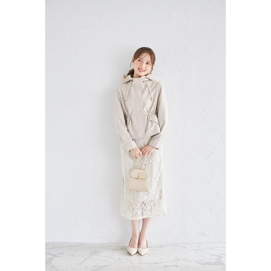 購入前にプロフをご確認下さい★てるっち tocco closet（トッコ クローゼット） バックフリル付きフードレース