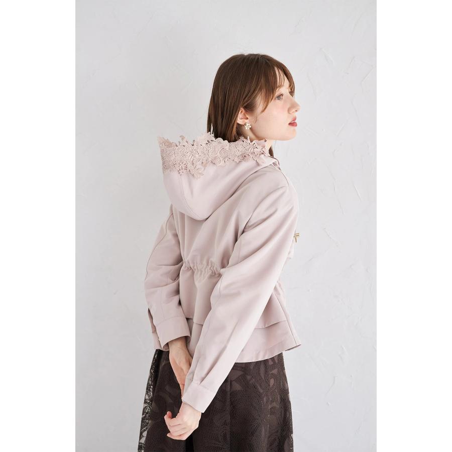 tocco closet（トッコ クローゼット） バックフリル付きフードレース