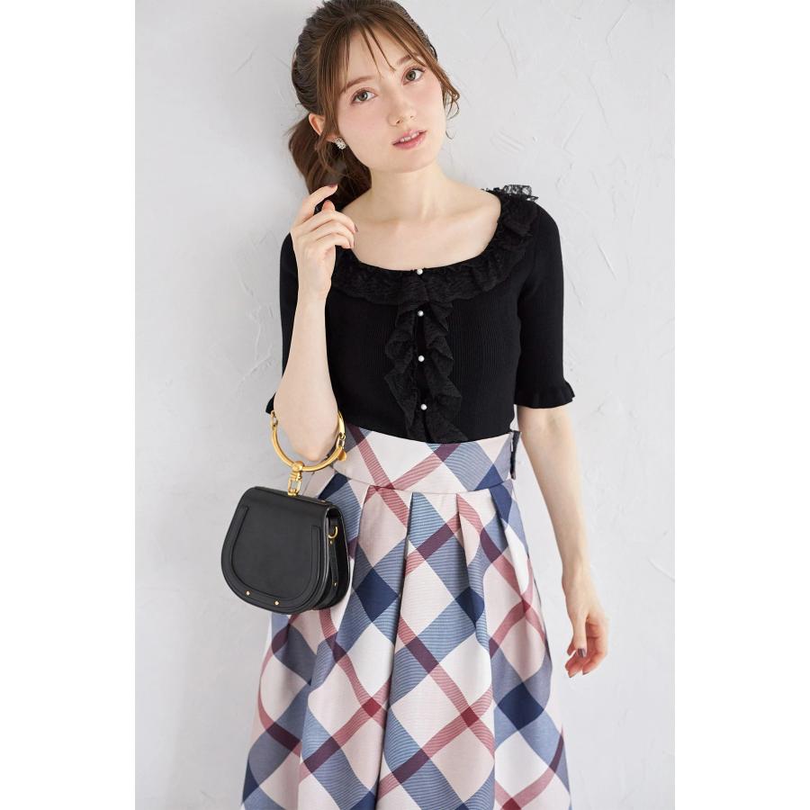 tocco closet（トッコ クローゼット） 3WAYリボン付き後ろチュール