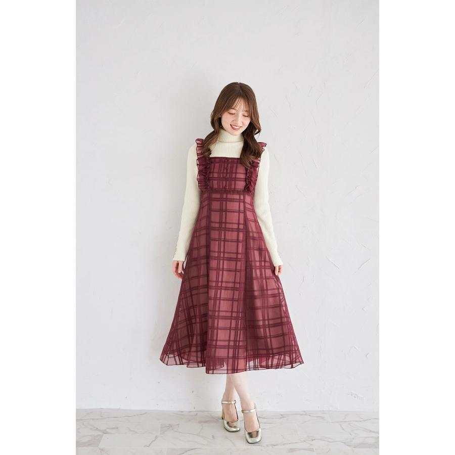 tocco closet（トッコ クローゼット） フリル付きバックレースアップ