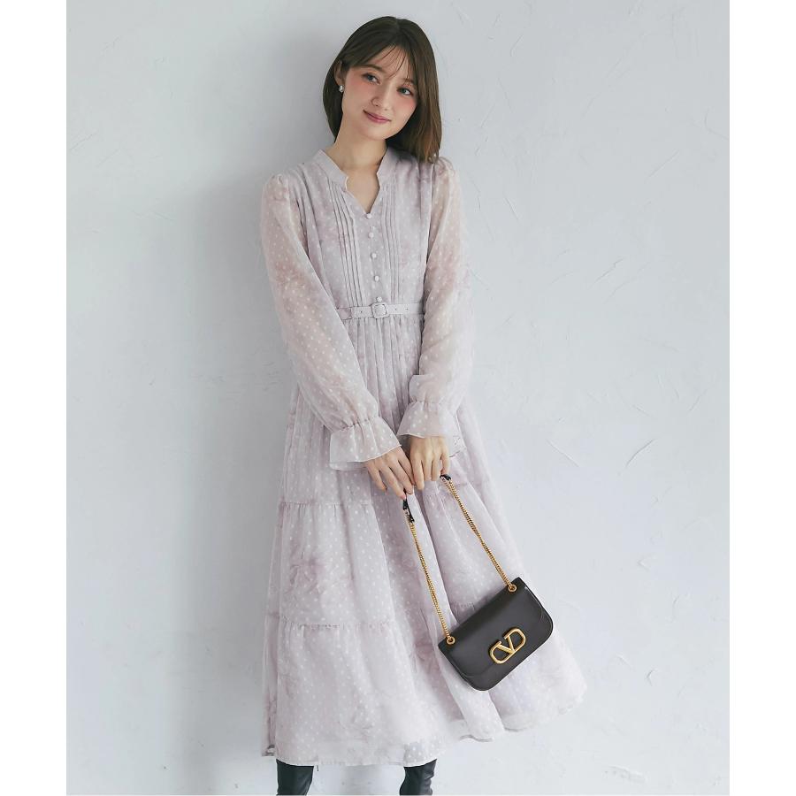 tocco closet（トッコ クローゼット） ベルト付きオパールドット