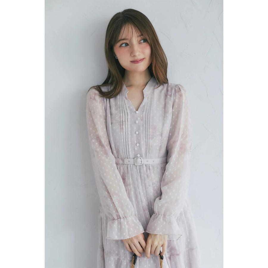 tocco closet（トッコ クローゼット） ベルト付きオパールドット