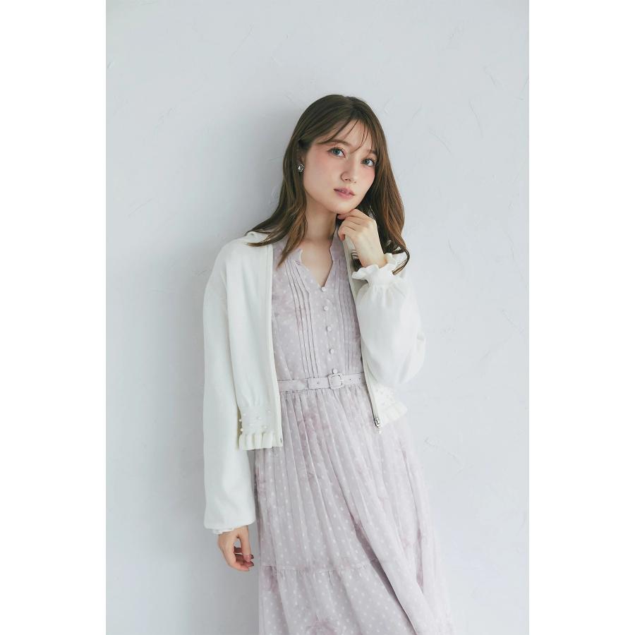 tocco closet（トッコ クローゼット） ベルト付きオパールドット