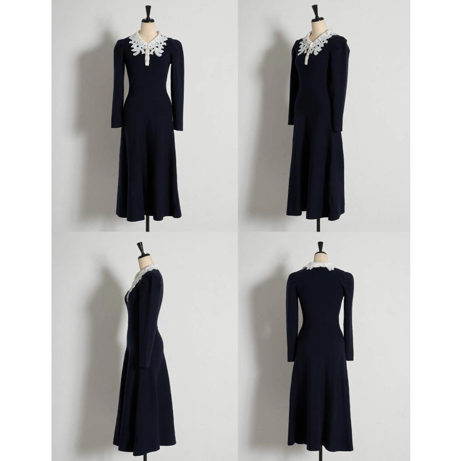 tocco closet（トッコ クローゼット） 2WAYリボンレース襟付き