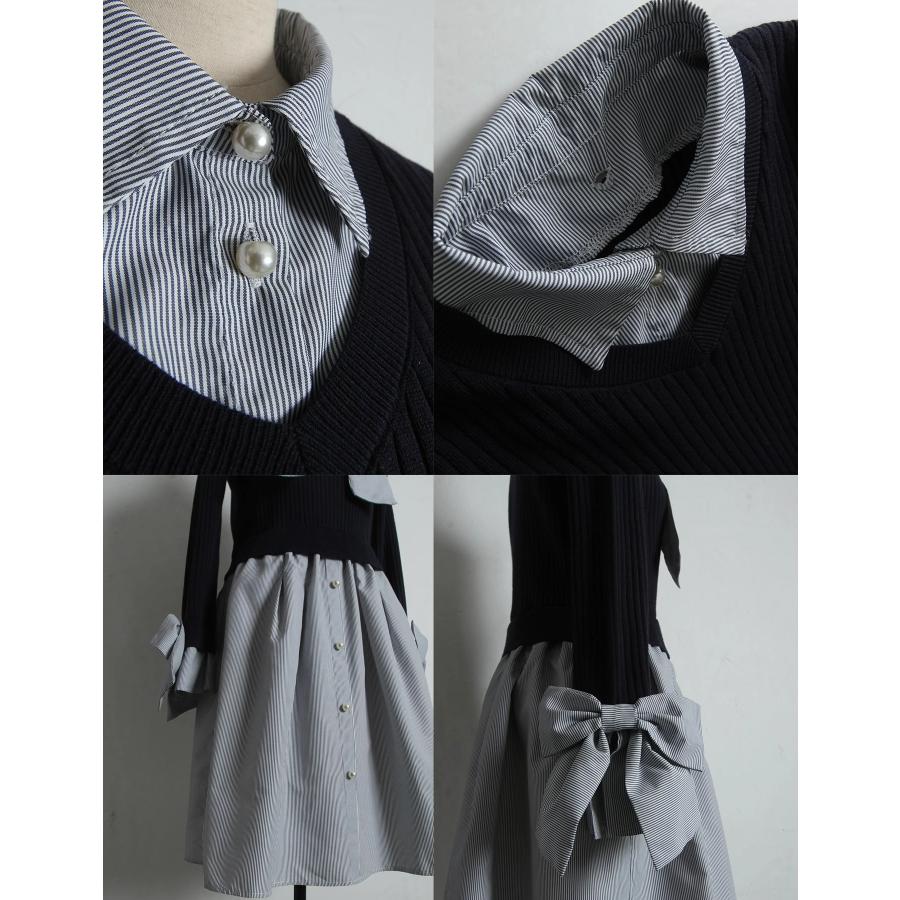 tocco closet（トッコ クローゼット） 2WAYボウタイリボン付き