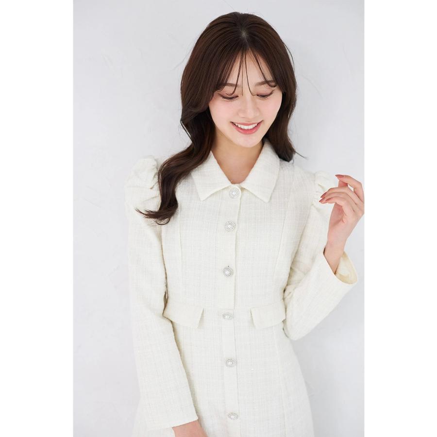 tocco closet（トッコ クローゼット） パール釦パワーショルダー