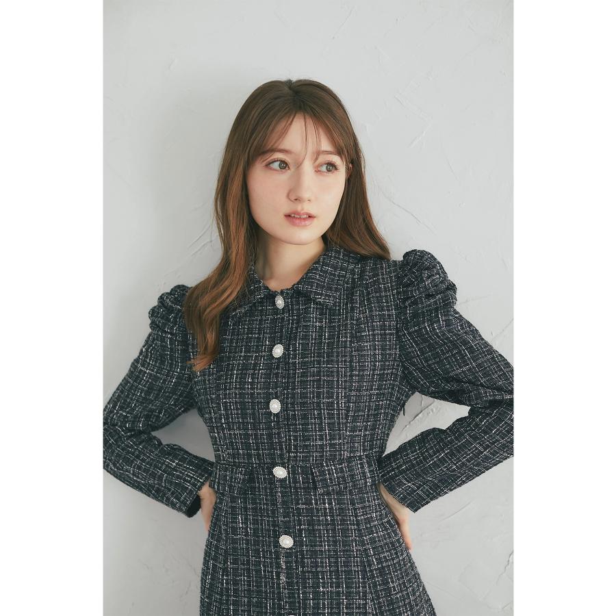 tocco closet（トッコ クローゼット） パール釦パワーショルダー