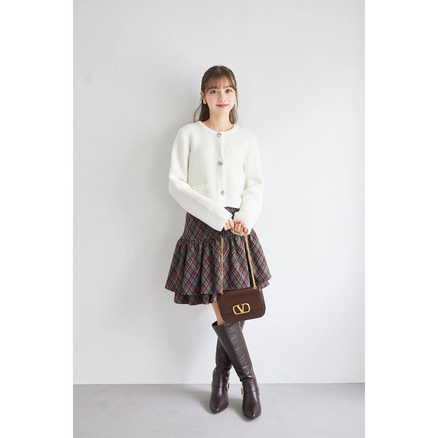 のざ tocco closet（トッコ クローゼット） パール＆ビジュー付きニット