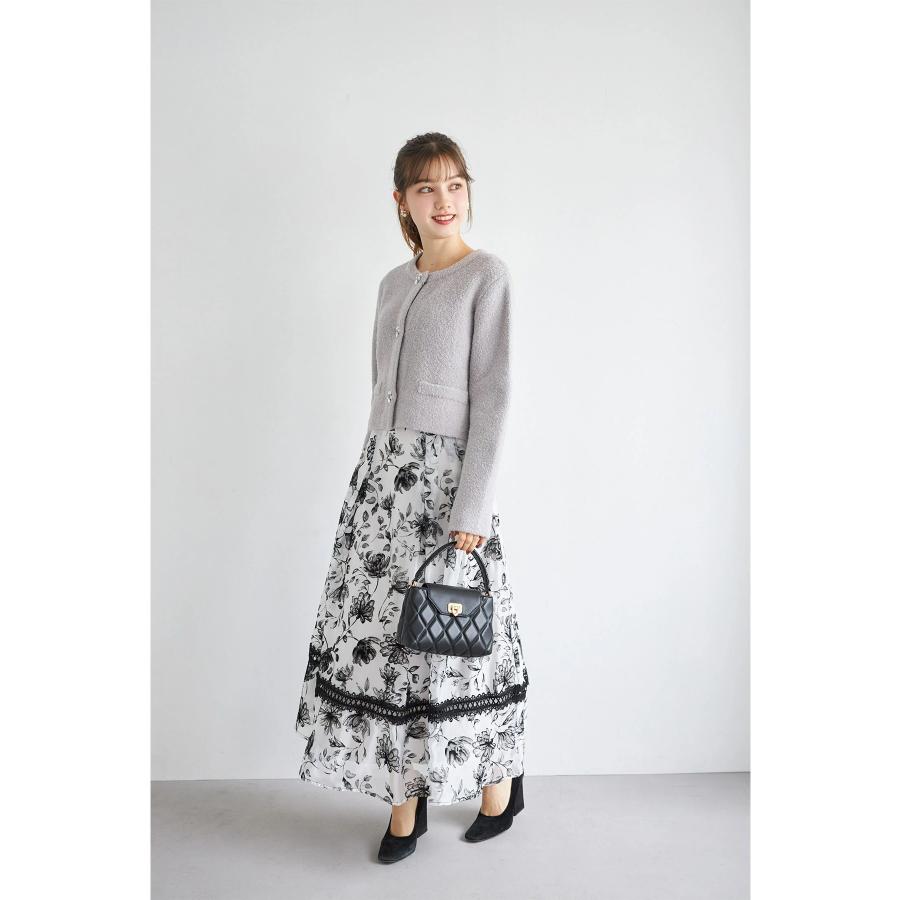 tocco closet（トッコ クローゼット） パール＆ビジュー付きニット