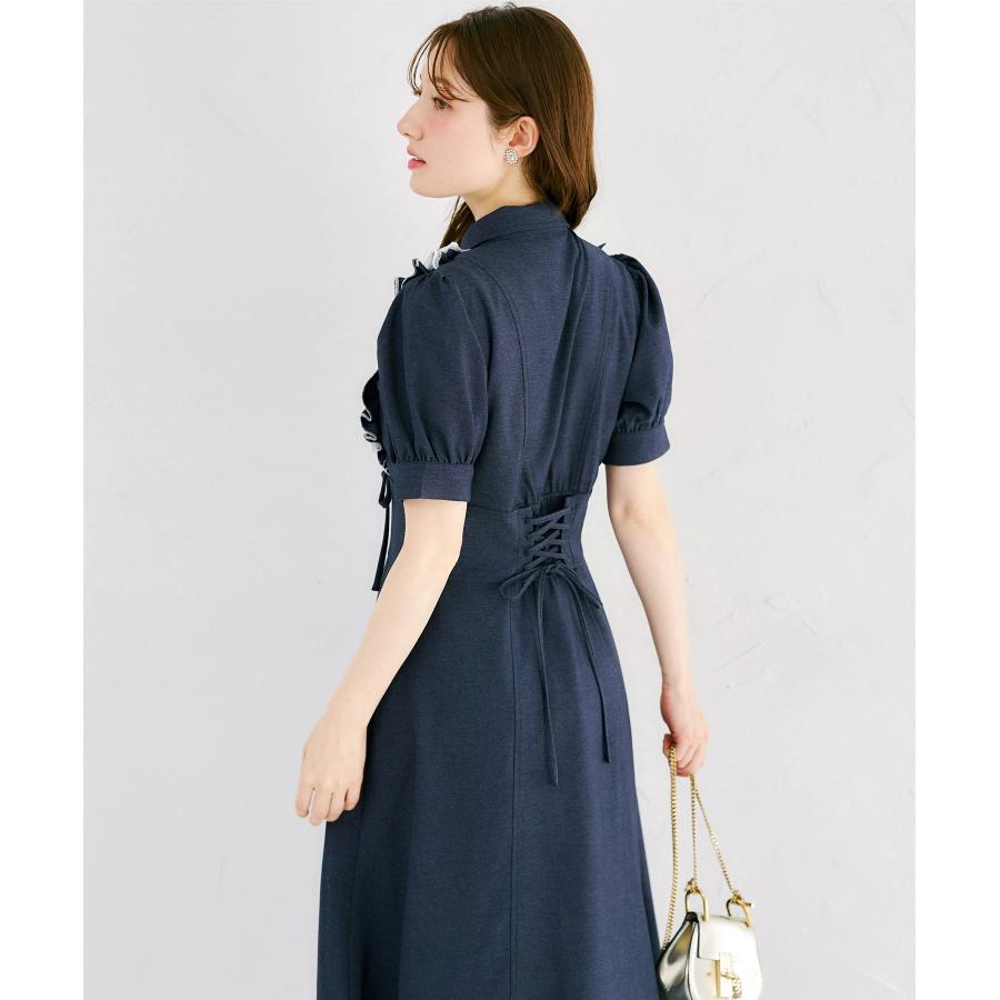 tocco closet（トッコ クローゼット） フリル＆リボン付きバックレース