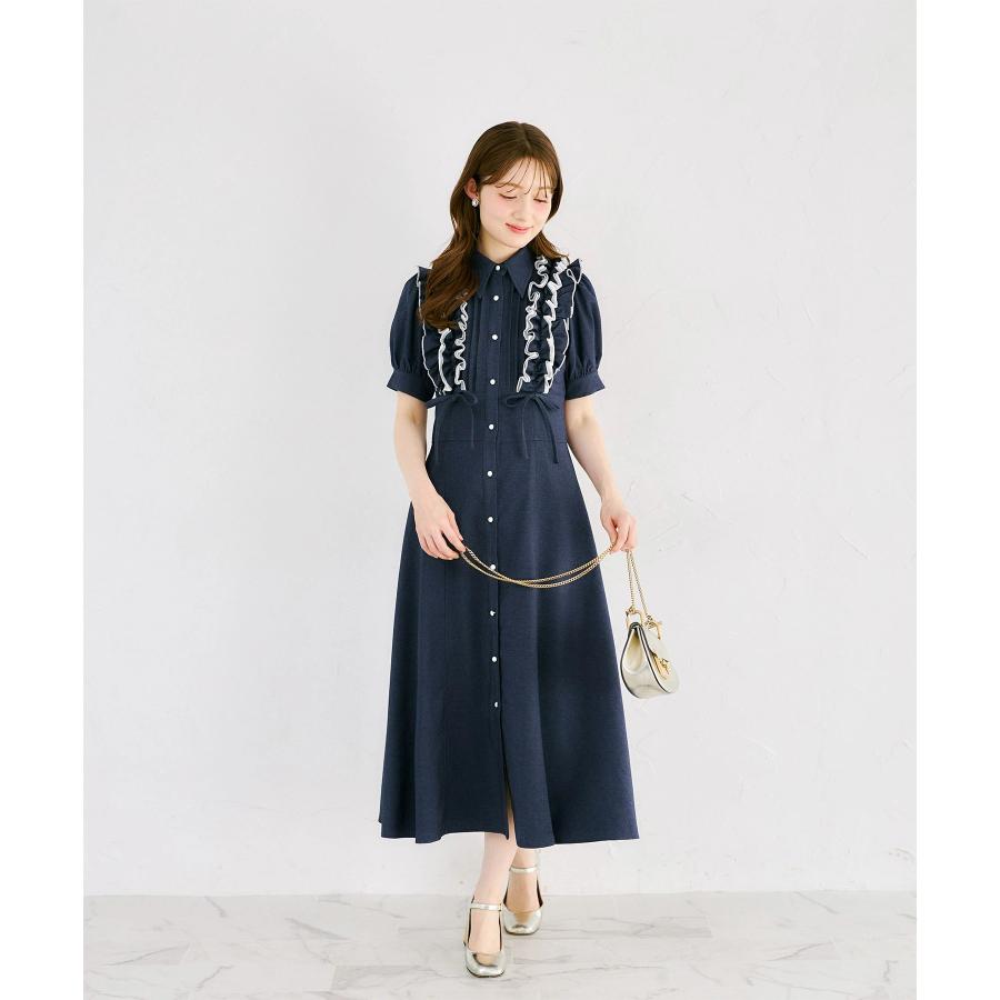 tocco closet（トッコ クローゼット） フリル＆リボン付きバックレース